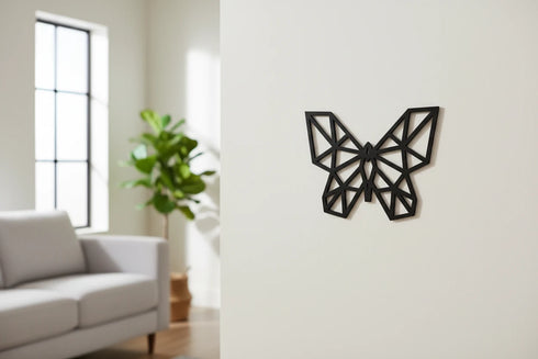 Disegno decorativo da parete in legno “Farfalla”