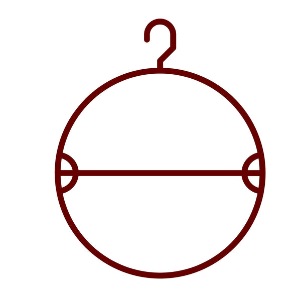 Gruccia in legno 01 - Decorazioni Casa