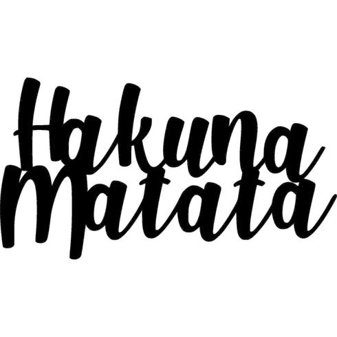 Scritta in legno da appendere Hakuna Matata - Decorazioni Casa