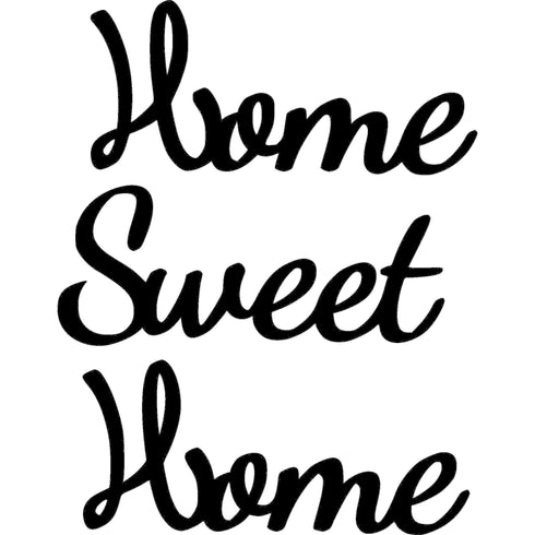 Scritta in legno da appendere Home Sweet Home - Decorazioni Casa