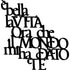 Black wooden wall art with Italian phrase è bella la vita ora che il mondo mi ha dato te decoration