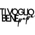 Black wooden decorative sign with Italian phrase 'Ti Voglio Bene Papà' for home decor