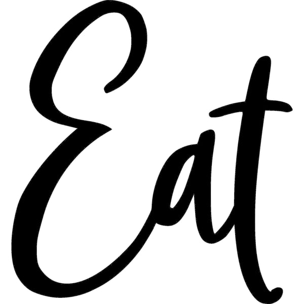 Scritta in legno Eat - Decorazioni Casa