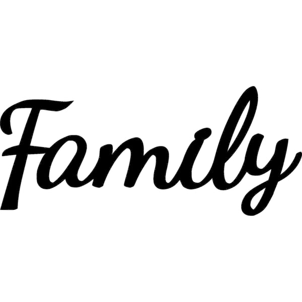 Scritta in legno Family - Decorazioni Casa