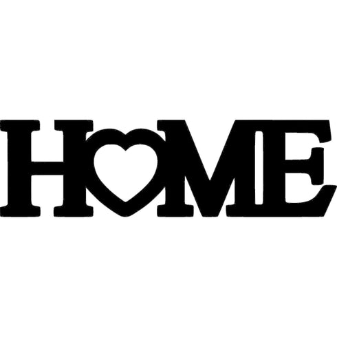 Scritta in legno Home con cuore - Decorazioni Casa