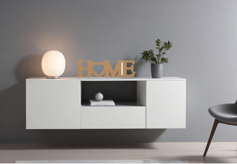 Scritta in legno Home con cuore - Decorazioni Casa