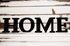 Scritta in legno Home con lettere grandi - Decorazioni Casa