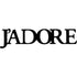 Black wooden home decoration sign with text 'JADORE' in uppercase letters