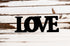 Scritta in legno Love - Decorazioni Casa