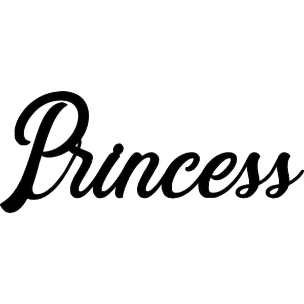 Scritta in legno Princess - Decorazioni Casa