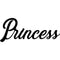Scritta in legno Princess - Decorazioni Casa