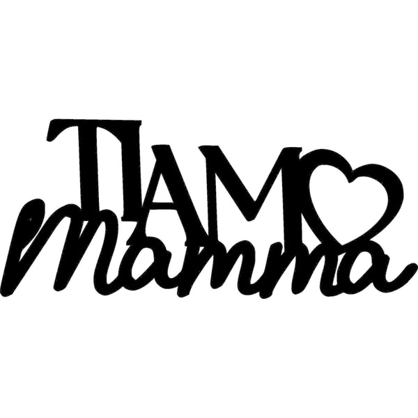 Scritta in legno Ti Amo Mamma - Decorazioni Casa