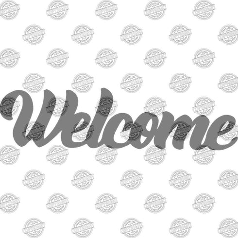 Scritta in legno Welcome - Decorazioni Casa