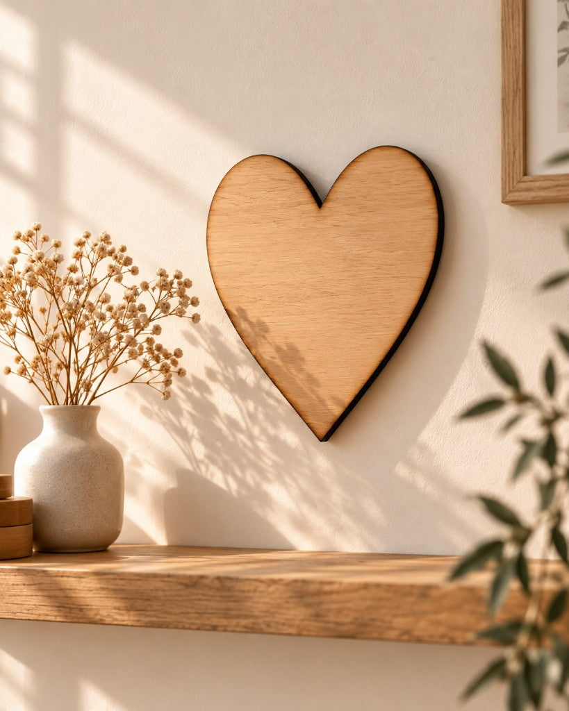 Cuore in legno